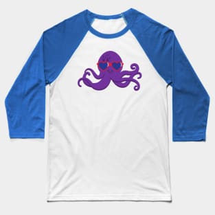 Cool Octopus Baseball T-Shirt